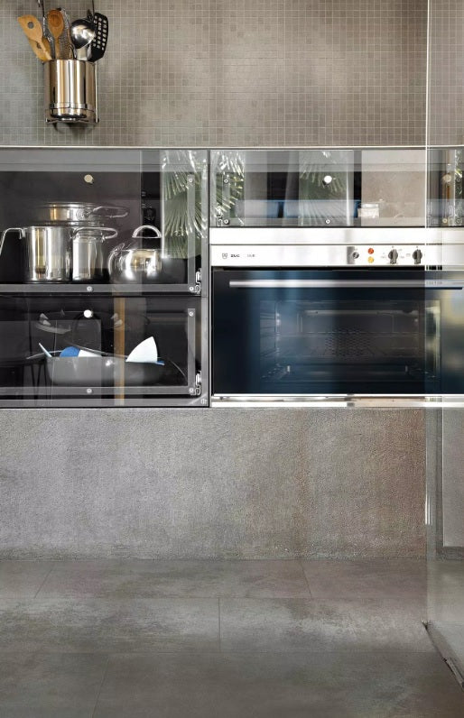 Floor Gres Industrial Pavimento Rivestimento Da Esterno 30x60 Cm Rettificato Steel Natural