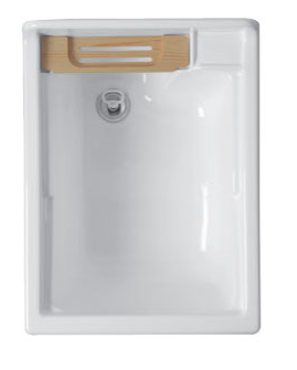 Colavene Swash mobile lavatoio 45x60 senza cesto con tavola lavapanni bianco lucido