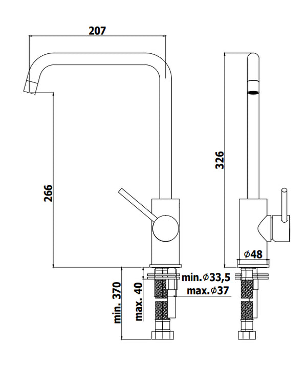 Paffoni Light Lig980 Miscelatore Lavello Cucina Con Braccio Girevole Cromo