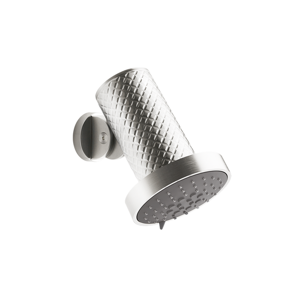 Gessi 57251 Soffione a parete pioggia massaggio spray steel brushed intreccio