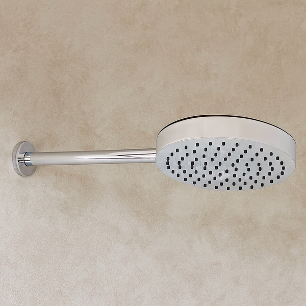 Soffione doccia 25 cm Smart spessore 4 cm con braccio cromo