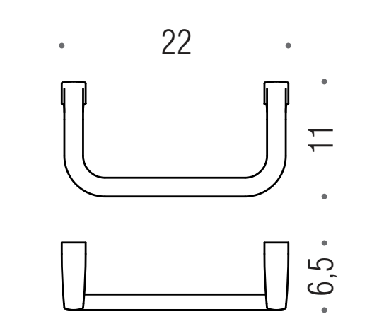 Colombo lulu b6231 porta salviette ad anello in ottone oro
