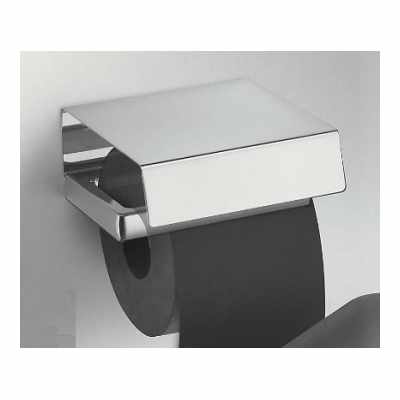 Colombo Lulu B6291 Porta Rotolo Coperto a muro in ottone Cromo