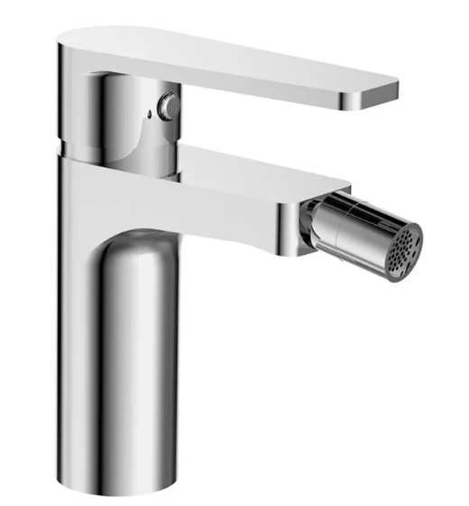 Coppia miscelatori Lavabo e bidet in ottone cromo Bridge