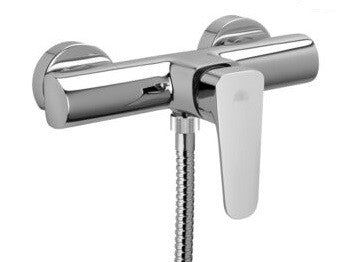 Paffoni Sly Sy168 Miscelatore doccia Esterno Cromo, dettaglio ravvicinato della finitura e del marchio
