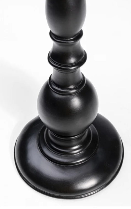 Animal sitting crow lampada corvo in poliresina nero opaco