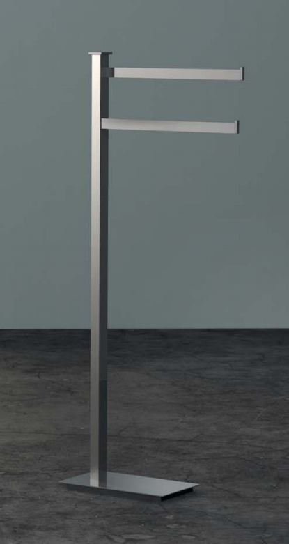 Colombo design Units B9103 Piantana portasciugamani in ottone cromo