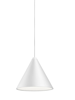 FLOS String Light Testa a Cono Lampada a sospensione/pavimento cavo 22 metri bianco