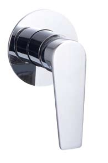 Set miscelatori lavabo bidet e doccia 1 vie con parte incasso Cromo Bridge