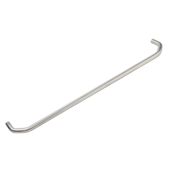 Koh-i-noor Tratto portasciugamani 45 cm a muro in acciaio inox spazzolato