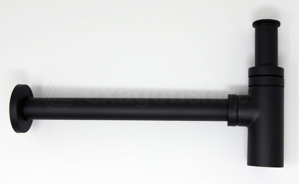 Lizard Sifone Telescopico Tondo Ottone nero opaco