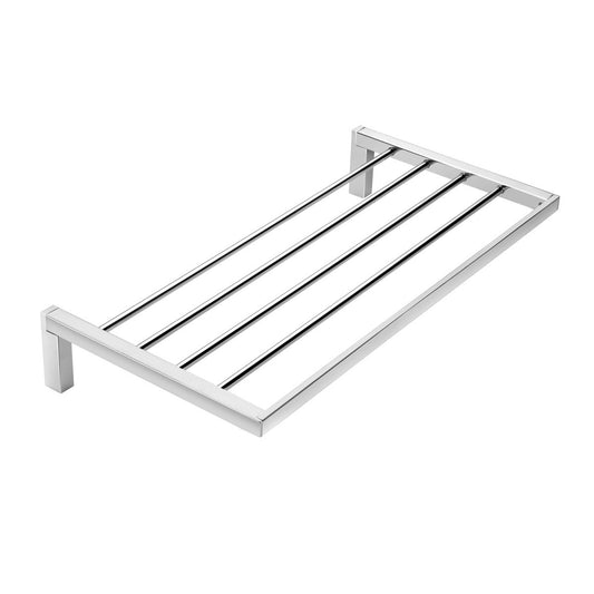 Cosmic Bathlifea Rack portasciugmani 60 cm Cromo, dettaglio ravvicinato del materiale e dell'aggancio - Industrias Cosmic