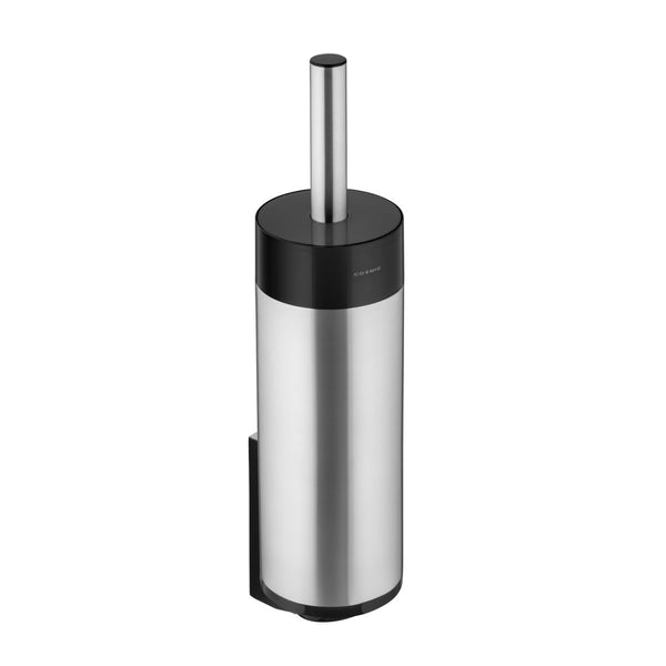 Portascopino wc a muro o pavimento acciaio Nero Satinato Logic 2499800 Cosmic