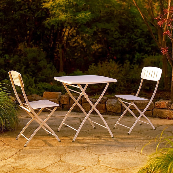 Andrea Bizzotto Bistrot Yvonne set tavolo e sedie bianco 0803566