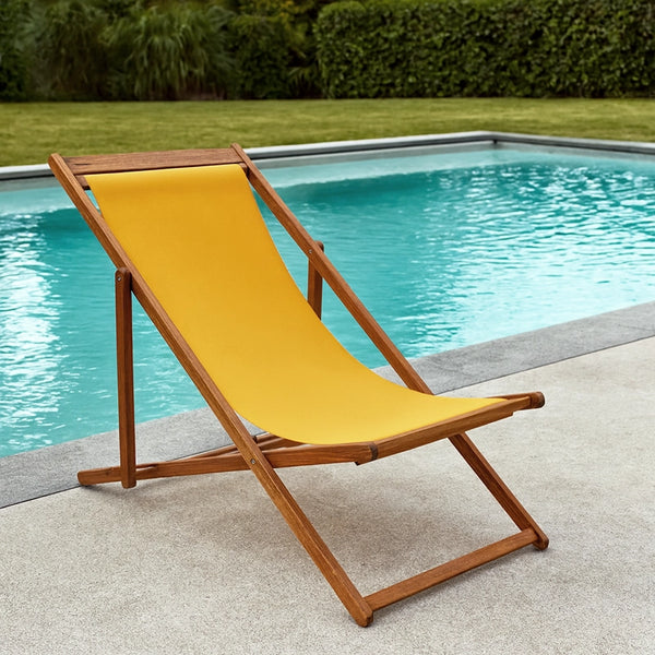 Andrea Bizzotto Noemi sedia a sdraio da esterno senape 0806008