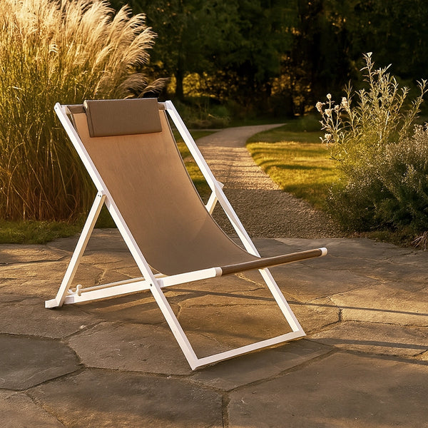 Andrea Bizzotto Taylor sedia a sdradio tobacco e alluminio bianco 0662085