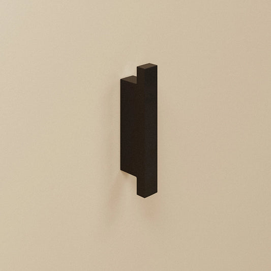 Appendino bagno rettangolare Nero Satinato The Grid 2683621 Cosmic