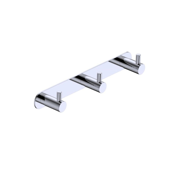 Appendino bagno triplo cromo Minimal