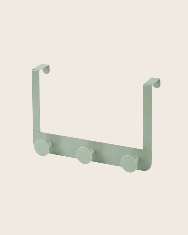 Appendino tondo da porta box doccia triplo verde Fiore
