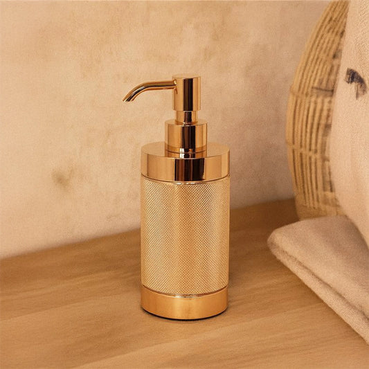 Bertocci Officina 01 Dispenser Da Appoggio Per Sapone Liquido oro rosa