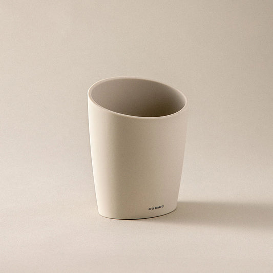 Bicchiere Portaspazzolini da appoggio Pietra Soft Saku 2522752 Cosmic