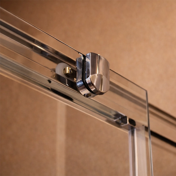 Box doccia 80x160 Nuvola un anta scorrevole reversibile 6 mm H 190 cromo