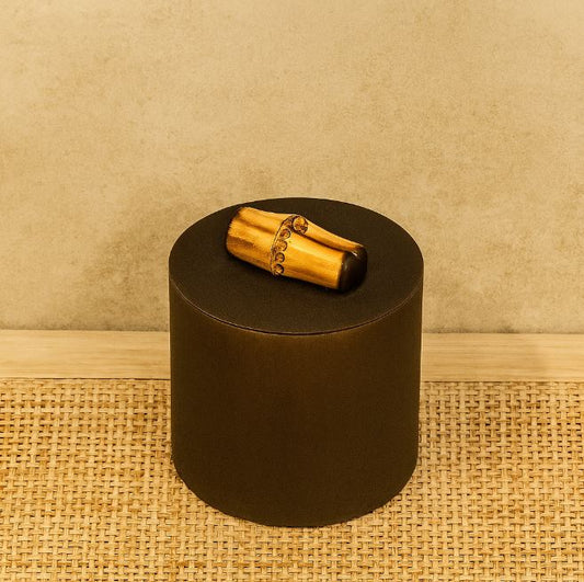 Bertocci Guccio Contenitore Portaoggetti Basso Industrial Bronze