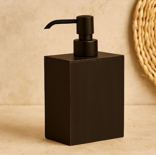 Bertocci Guccio Dispenser Sapone Liquido 10x5 H.16,5 rettangolare Industrial Bronze