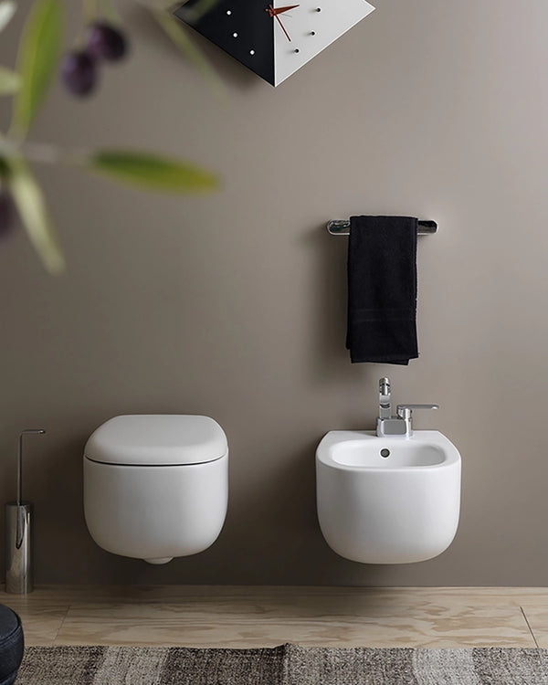 Ceramica Flaminia Bonola coppia sanitari sospesi goclean Exagonshop