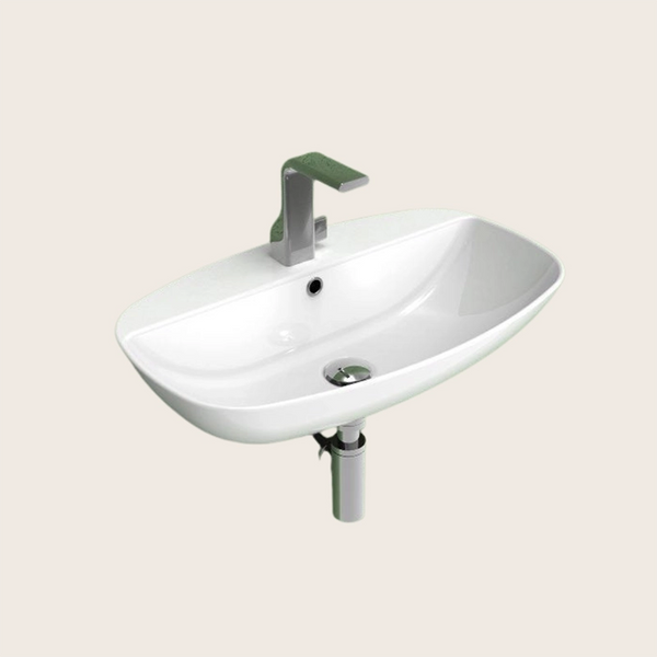 Ceramica Flaminia Nudaslim Lavabo 60 cm da appoggio o sospeso bianco ND60PR