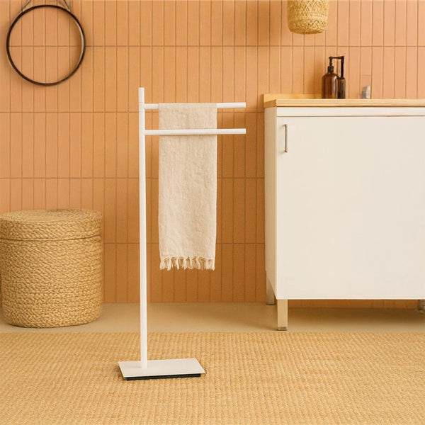 Colombo Design Square piantana portasciugamani Bianco Opaco B99010