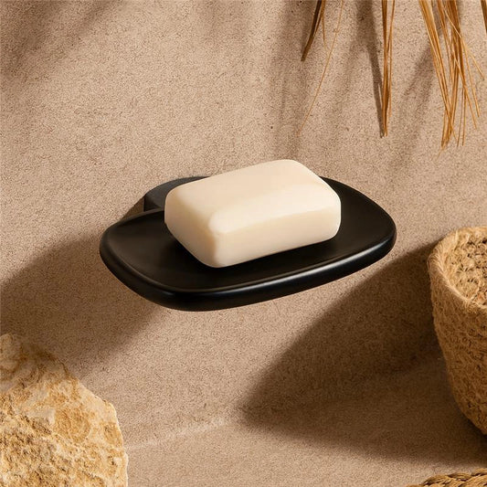 Colombo Design Trenta B30010nm Porta Sapone a muro Inamovibile Nero Opaco