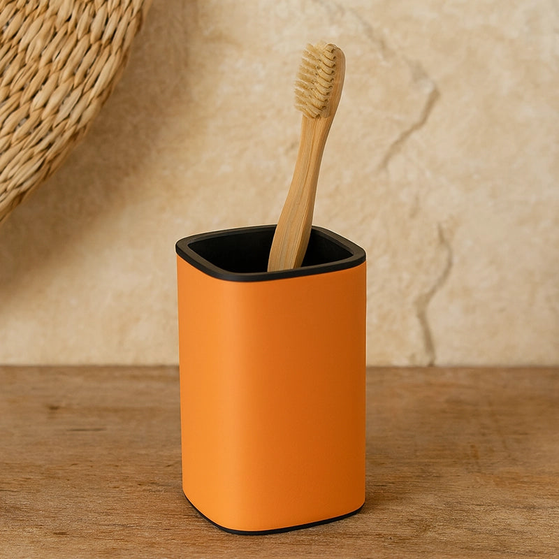 Colombo design Trenta B30410 Bicchiere Porta spazzolini da Appoggio Sunset Orange