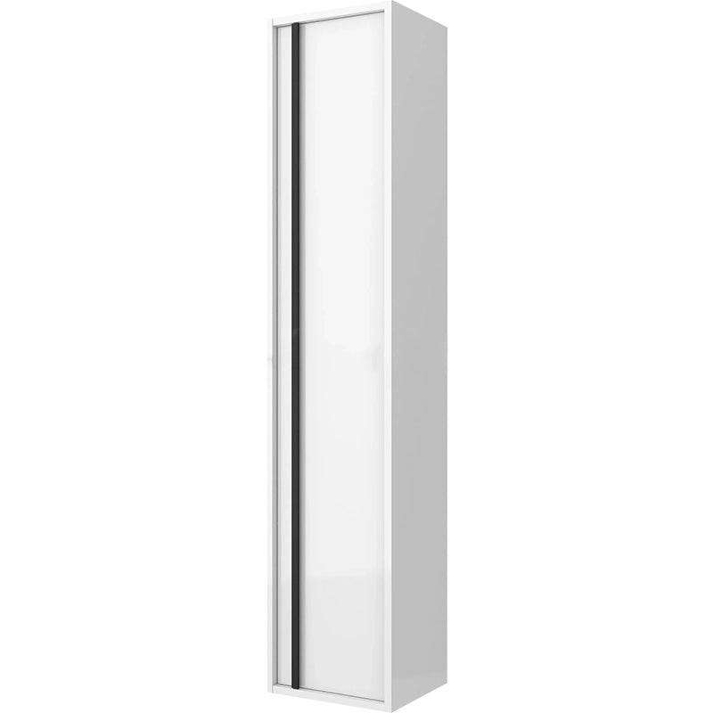 Colonna Bagno 140x30 bianco lucido Firenze Reversibile Push open