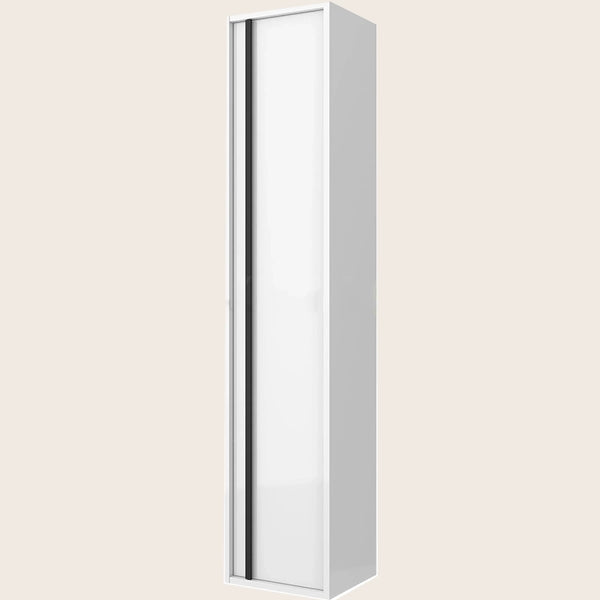 Colonna Bagno 140x30 bianco lucido Firenze Reversibile Push open