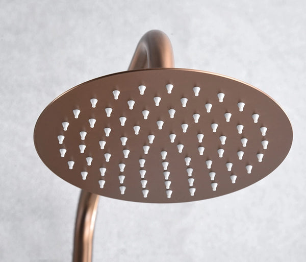 Colonna doccia Melin termostatica oro rosa spazzolato