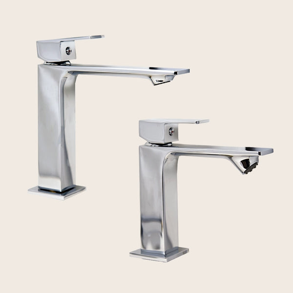 Coppia rubinetti lavabo e bidet cromo Ten