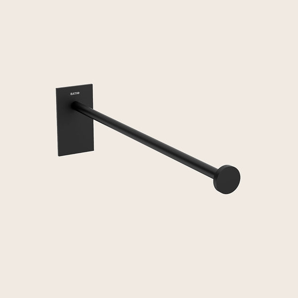 Cosmic Stick Portasciugamani 30,9 Cm a parete Nero Satinato montato a parete, vista del design e della finitura...