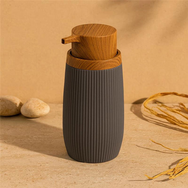 Dispenser sapone in plastica grigio London