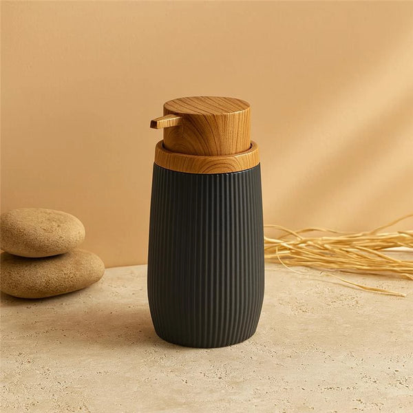 Dispenser sapone in plastica nero London