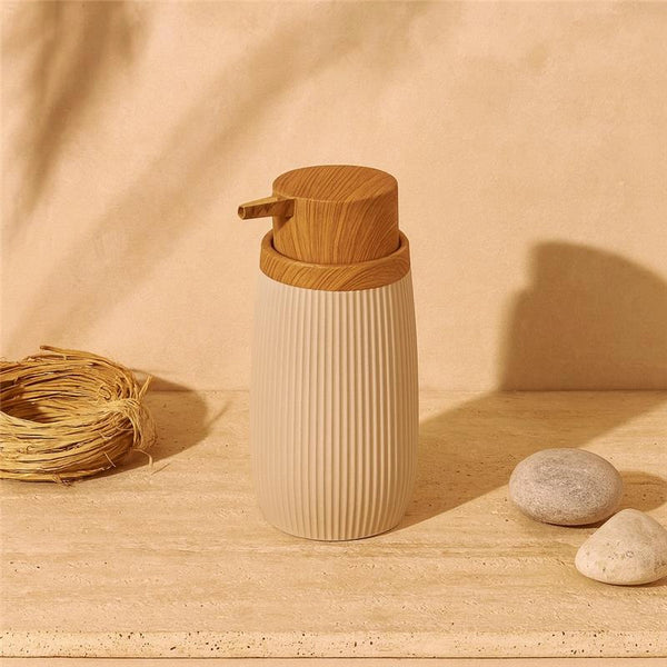 Dispenser sapone in plastica tortora London