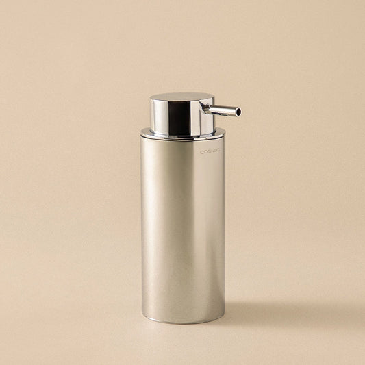 Dispenser sapone liquido 200 ml da appoggio in acciaio Satinato Cosmic Logic 2260353