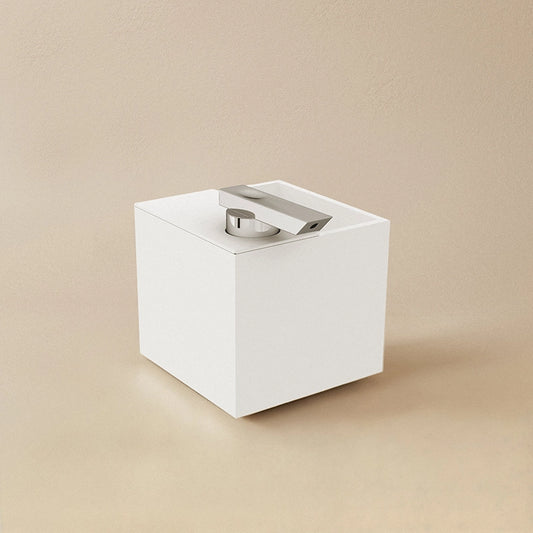 Dispenser sapone liquido con Portaspazzolini cromo Bianco The Grid 2680104 Cosmic