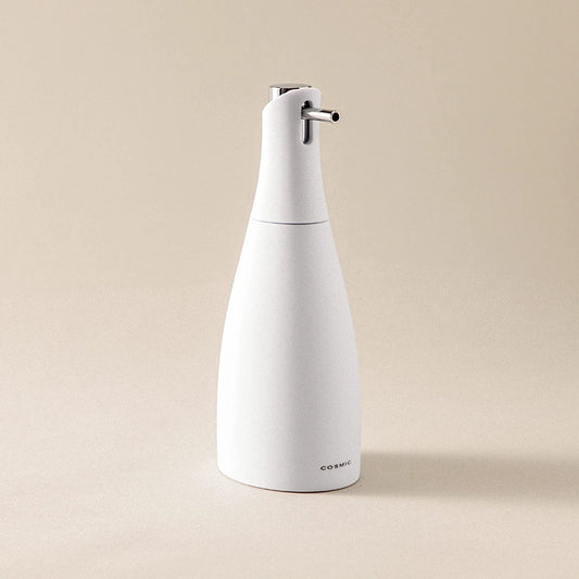 Dispenser sapone liquido da appoggio bianco soft cromo Saku 2522504 Cosmic