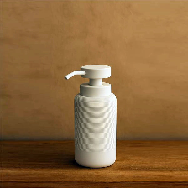 Dispenser sapone liquido in poliresina bianco Marika