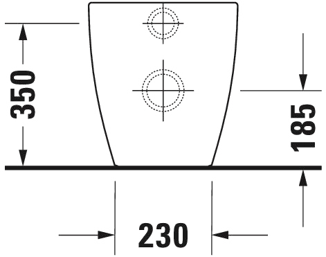 Duravit Happy D2 Coppia sanitari filo muro sedile rallentato bianco