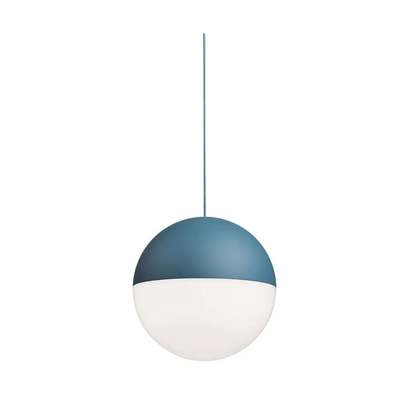 Flos String Light Testa A Sfera lampada sospesa 19 cm blu Cavo 12