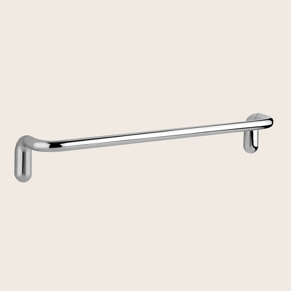 Gessi Goccia Porta asciugamani 30 Cm Cromo in lucido montato a parete, vista del design e della finitura
