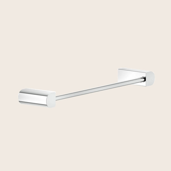Gessi Rilievo portasciugamani 45 cm a muro cromo in lucido montato a parete, vista del design e della finitura