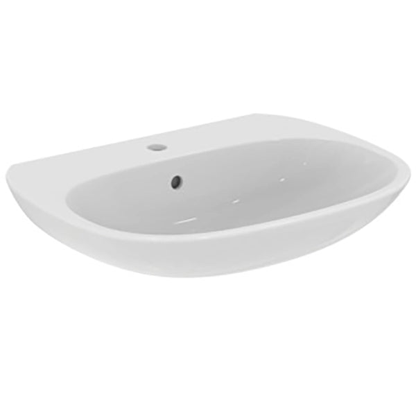 Ideal Standard Tesi Lavabo 65 cm con semicolonna bianco dettaglio Exagonshop